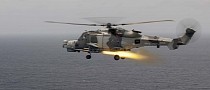 In a First, Wildcat Helicopter Fires Lightweight Missiles at "Big Red Tomato" Target