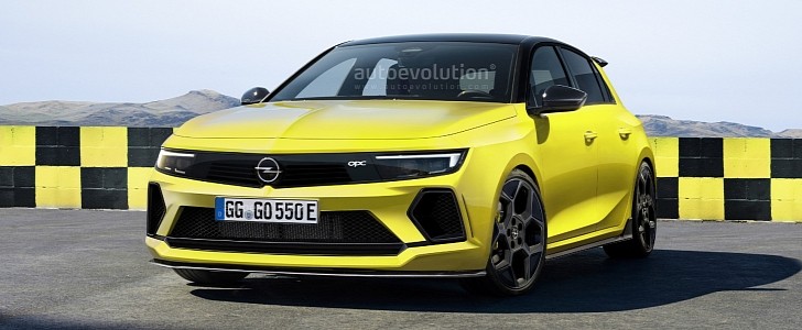 Opel Astra OPC render by Reichel Car Design