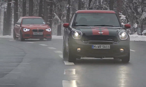 In-House Slaughter: MINI JCW Paceman vs BMW M135i by Autocar