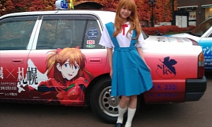 In Japan, Taxi Cabs Are Covered in Anime