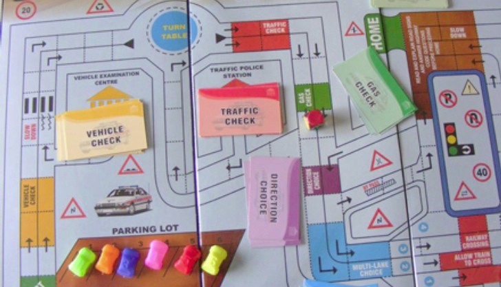 The Driver's Way board game