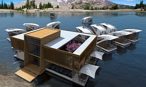 In the Future You May Be Vacationing in Floating Catamarans Designed as Hotels