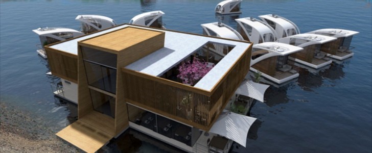 In the Future You May Be Vacationing in Floating Catamarans Designed as Hotels 