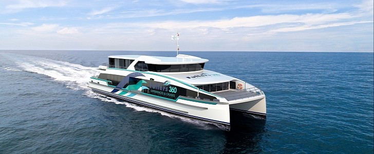 105-foot electric hybrid ferry is set to join the Fuller360's fleet