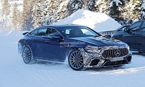 Inconspicuous 2021 Mercedes-AMG GT 73 Hybrid Prototype Hides Over 800 HP
