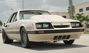 Incredibly Neat 1,000-HP Hellcat-Powered Fox Body Mustang Is a Beautiful Liar, Sounds Evil