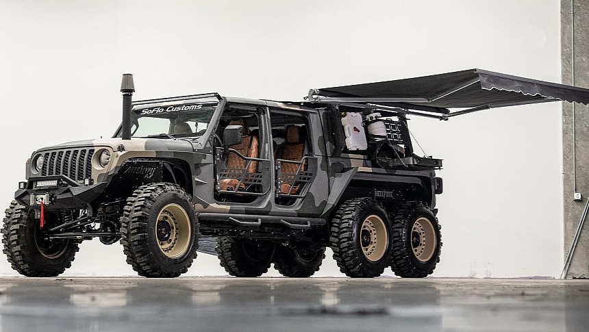 Apocalypse Overlander 6x6 custom Jeep Gladiator