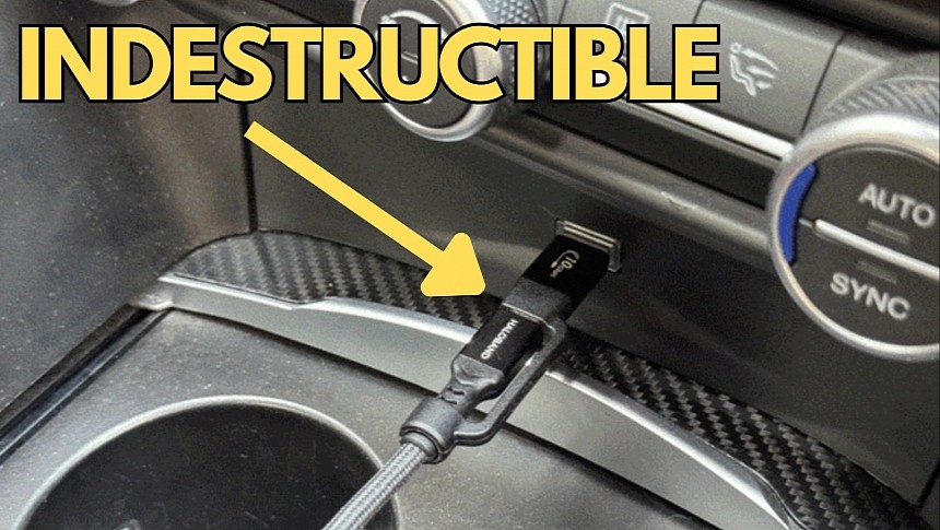 Indestructible USB-C cable