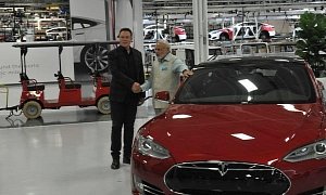 Indian Prime Minister Narendra Modi Meets Elon Musk at Tesla Motors HQ