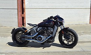Indian Scout Bobber 240 Looks Ready to Eat Harley-Davidsons for Breakfast