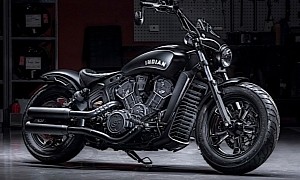 Indian Scout Bobber Sixty Black Edition Puts Some Custom Harleys in Their Place