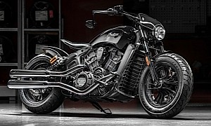 Indian Scout Sixty Black Looks Like a Terminator Motorcycle, All Rugged and Mean