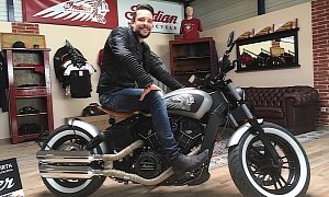 Indian Scout Sixty Tank Machine Test Ride Draw Has a Winner