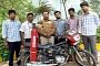 Indian Students Convert Motorcycle to Run on Hydrogen, Does 351 MPG