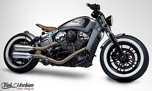 Indian Super Scout Tank Machine Is a French-Style Naked Beast