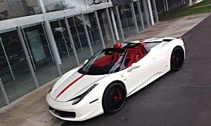 Indiana Pacers’ Paul George Gets Ferrari 458 Spider Done while Still In Hospital