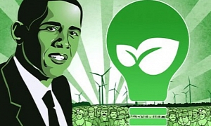 Industry's Green Focus Shifts but Obama Still Supports Hybrids