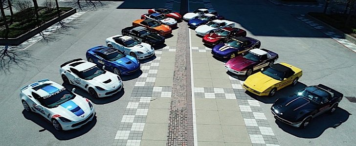Corvette pace car collection