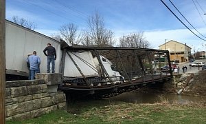 Inexperienced Trucker Destroys Historic 1880s Bridge with Sheer Ignorance