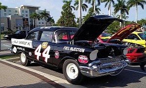 Infamous 1957 Chevrolet Black Widow Shows Up at Local Cars & Coffee, Steals the Show