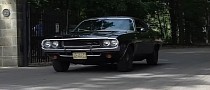 Infamous 1970 Dodge Challenger "Black Ghost" Shows Up at Car Show, Flexes 426 HEMI