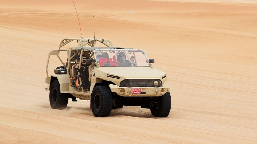 Infantry Squad Vehicle during the Summer Trials in the UAE