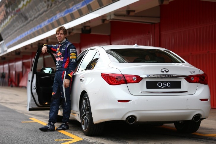 2014 Infiniti Q50 with Sebastian Vettel