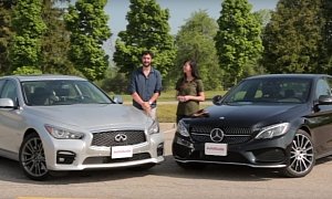 Infiniti Q50 Red Sport 400 vs. Mercedes C450 AMG Is a Reboot of Old Rivalries