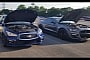 Infiniti Q50 Red Sport Drag Races Ford Mustang Shelby GT500, Humiliation Ensues