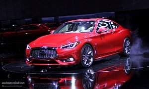 2017 Infiniti Q60 Coupe Hits Detroit with 400 HP V6, Moves Slightly Upmarket
