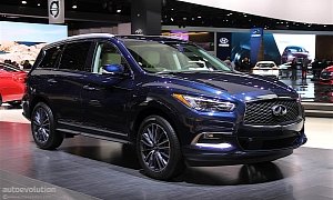Infiniti QX60 Shows Restyled Exterior in Detroit