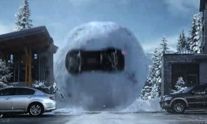 Infiniti Snowball Trashes BMW