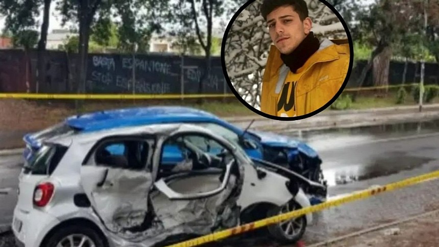 A rented Lamborghini Urus crashed into a smart forfour while driver was filming an online challenge