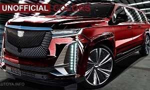 Informal 2024 Cadillac Escalade Presentation Shows All-Electric IQ in Biggest ESV Form