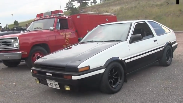 Real Toyota AE 86 from Initial D