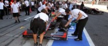 Injured HRT Mechanic, Stable after Pit Incident
