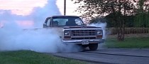 Insane 1982 Dodge Ram Hides Twin-Turbo Under the Hood, Does Massive Burnouts