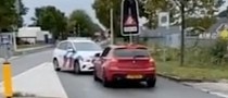 Insane BMW 3-Round Drifting Stunt in a Roundabout Safely Ends in Police Custody