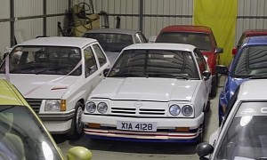Rare Retro Rally Opels and Vauxhalls on Display in Father-Son Private Car Collection