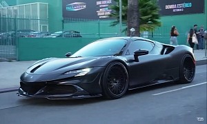 “Insane” Ferrari SF90 Spider With First Full CF Body Kit Shows a Perfect Ghost Spec