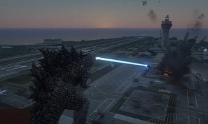Insane Godzilla GTA 5 Mod Lets You Wreak Havoc in Los Santos