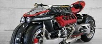 Insane Lazareth LM 847 Bike Uses a 470 HP Maserati V8 Engine