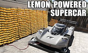 Insane Lemon Battery Used to Power Volkswagen Electric Supercar... Sort Of
