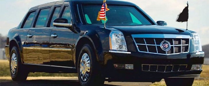 Cadillac One, aka The Beast, is a tank in the body of a limousine