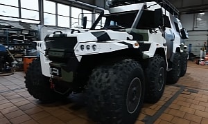 Inside the Factory That Builds the Avtoros Shaman, the Eight-Wheel Russian Contraption