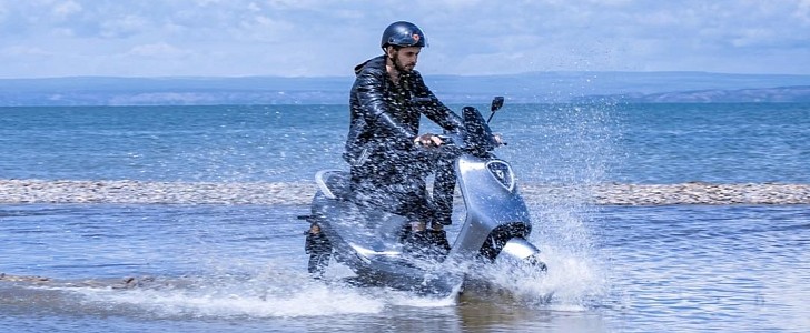 The Yadea C1S e-scooter is equipped with IP57 waterproofing