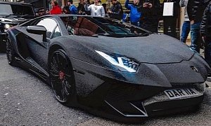 Instagram Model Covers Lamborghini Aventador in 2 Million Swarovski Crystals