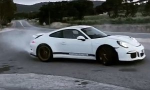 Instagram Star Drifts His Porsche 911 R, Goes Sliding All Over the Road