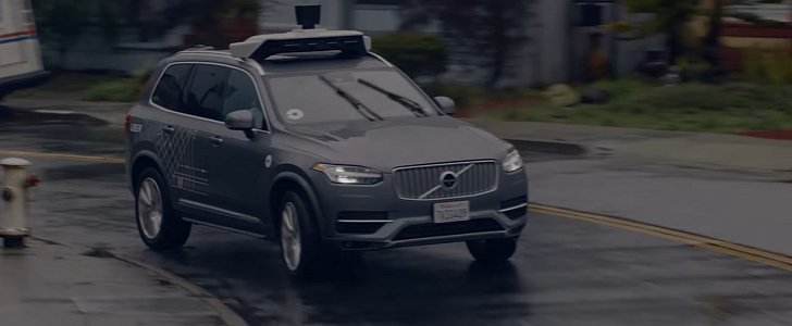 Uber's self-driving Volvo XC90