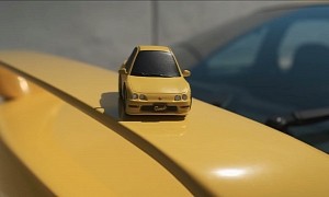 Integra Type R Car Collectibles Are Stocky and Funny, Even Come in 14K Gold
